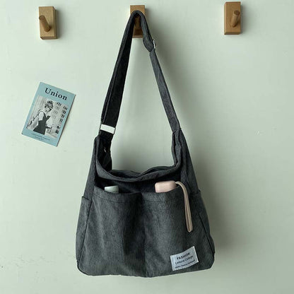 Corduroy shoulder bag - Tarina-Elly Rose