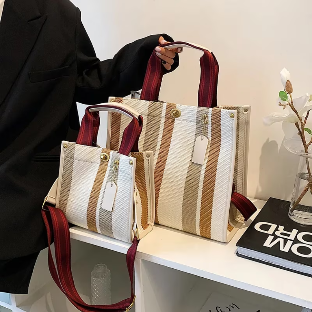 Clara canvas carrier bags - Versatile and trendy-Elly Rose