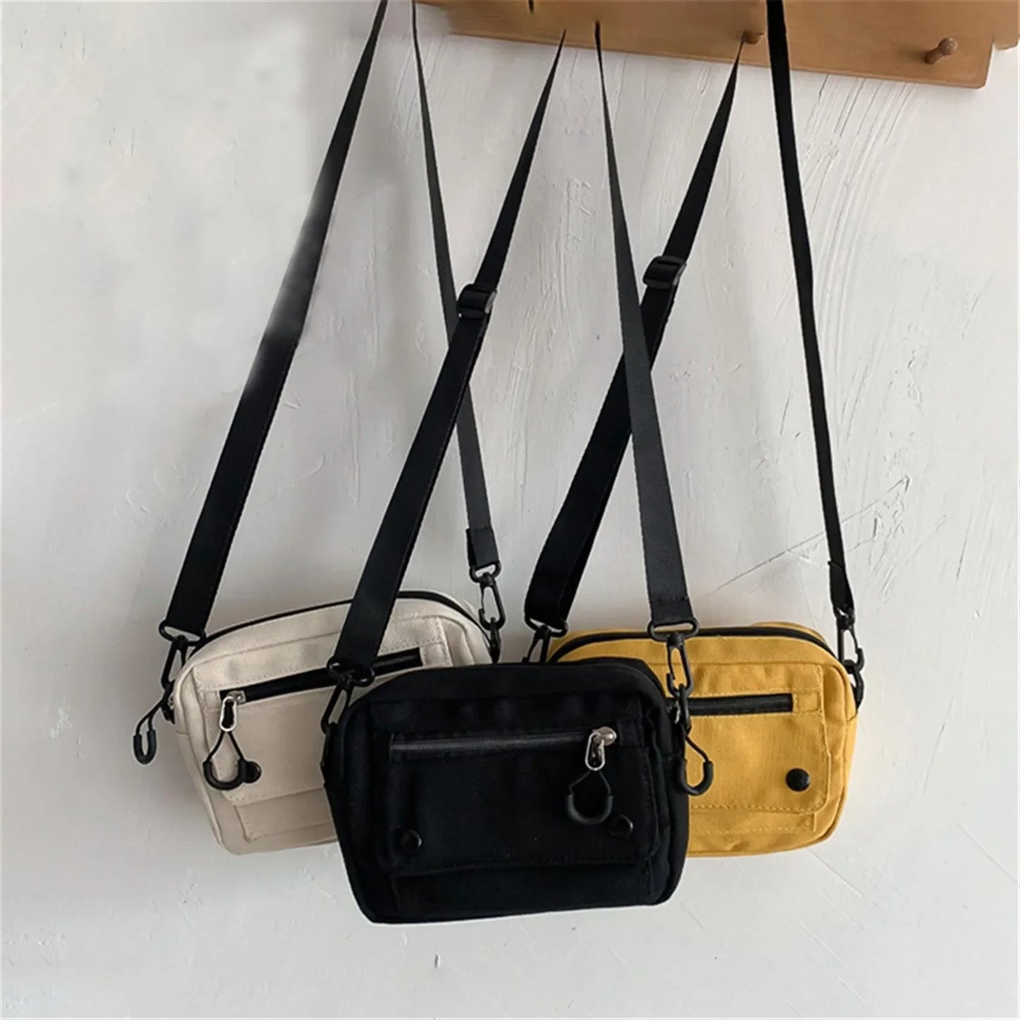 Vivella canvas messenger bag for women-Elly Rose