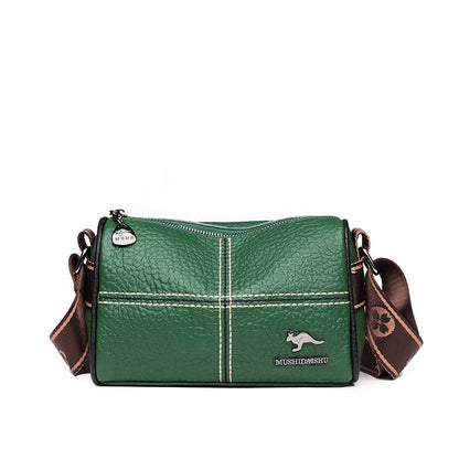 Abigail - Elegant shoulder bag with stone grain pattern-Elly Rose
