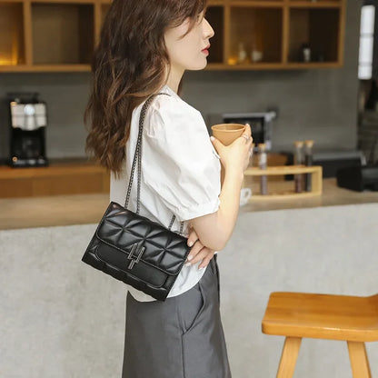 AuroraElegance leather shoulder bag-Elly Rose