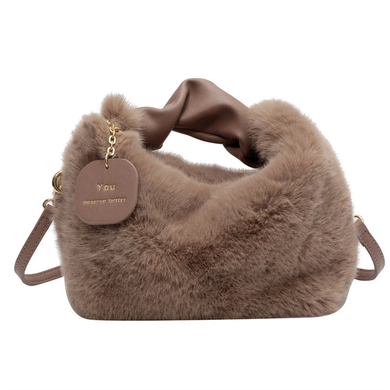 Ella Fluffy handbag - A bag you want to hug-Elly Rose