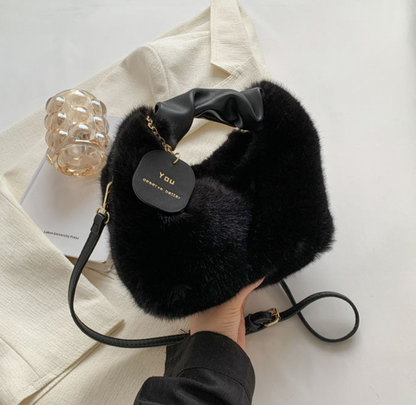 Ella Fluffy handbag - A bag you want to hug-Elly Rose