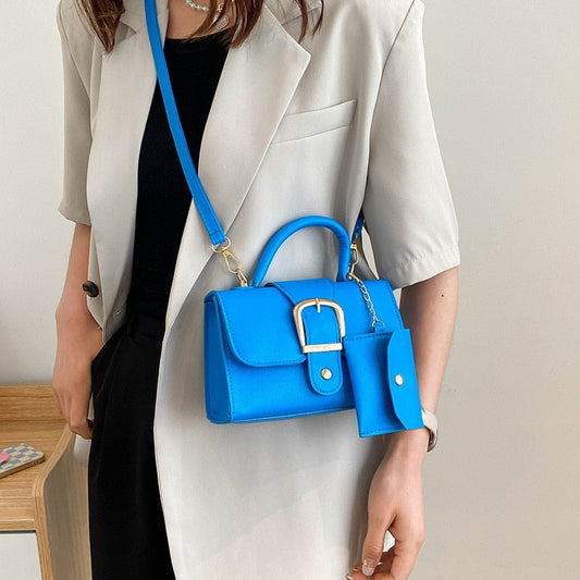 BruceBag I Handbag with buckle for women-Elly Rose