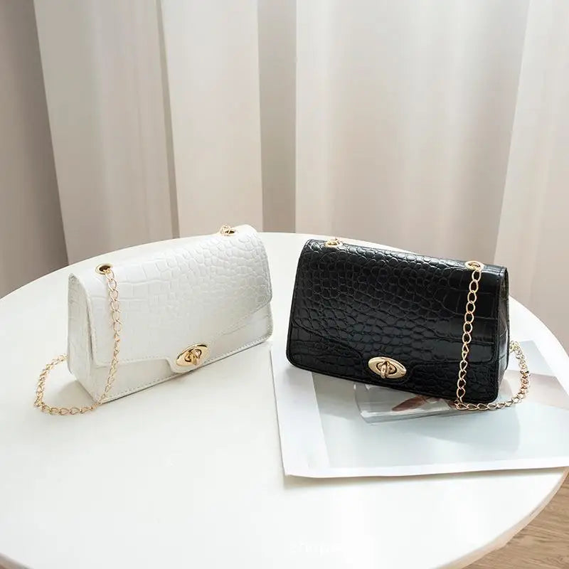 Lumière Chic square shoulder bag-Elly Rose