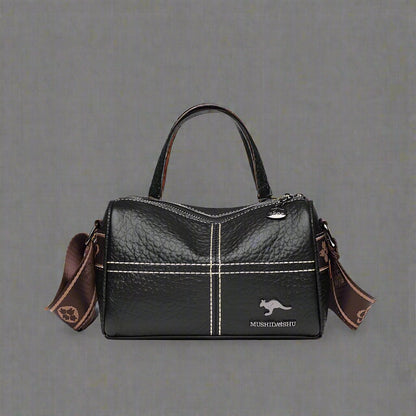Abigail - Elegant shoulder bag with stone grain pattern-Elly Rose