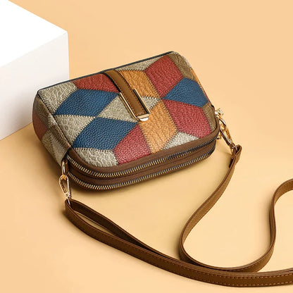Moderna Chic Ethnic Shoulder Bag-Elly Rose