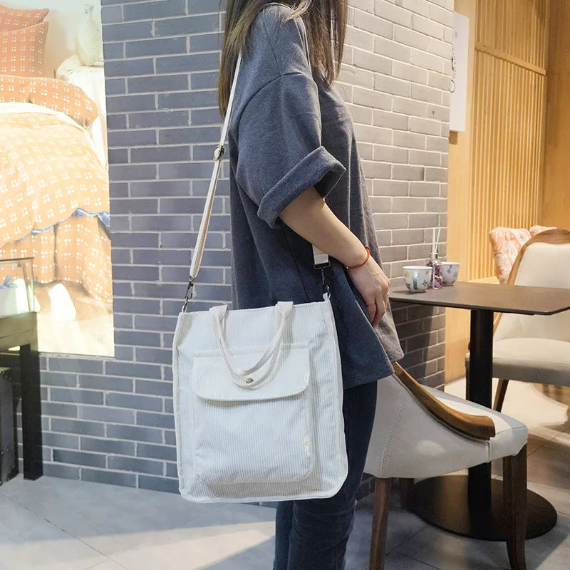 Corduroy shoulder bag by Fiora Design-Elly Rose