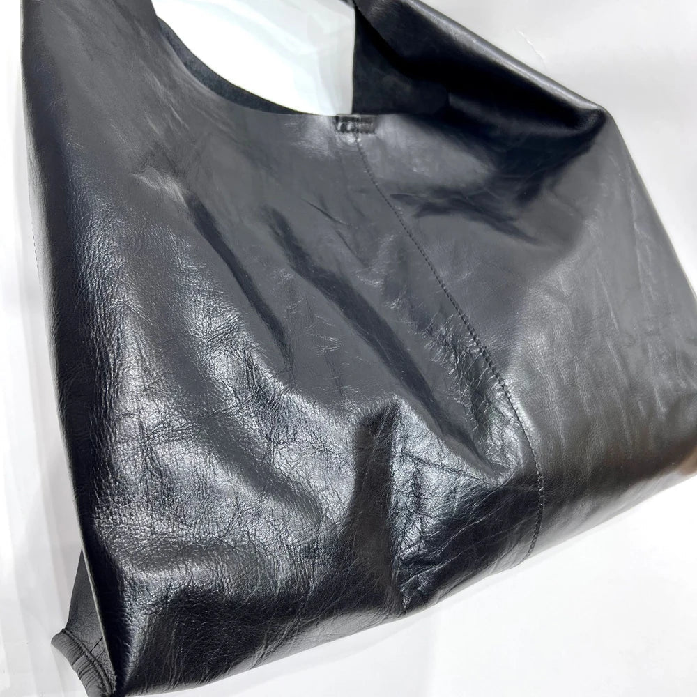Luxury leather shoulder bag-Elly Rose