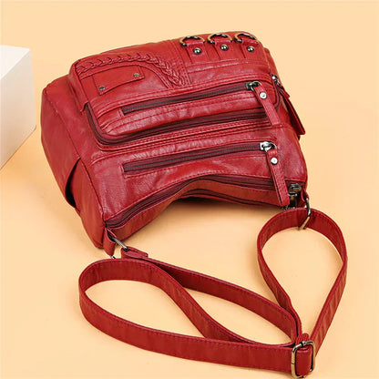 Ayla - Elegant vintage-style vegan leather handbags-Elly Rose