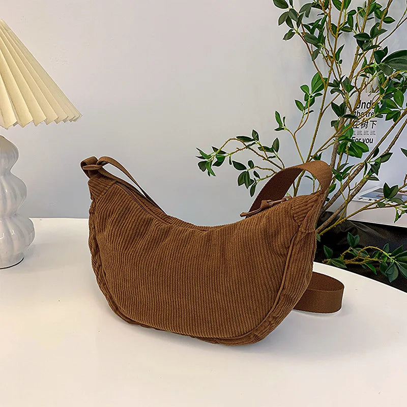 Corduroy shoulder bag - Gracie-Elly Rose
