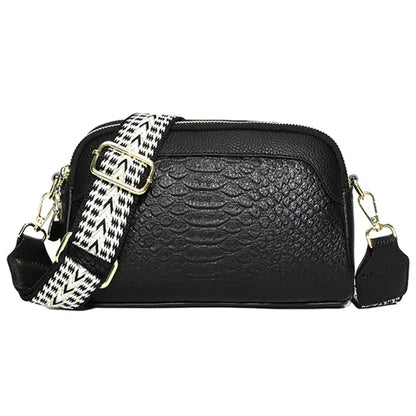 LuxuryStyle crocodile messenger bag-Elly Rose
