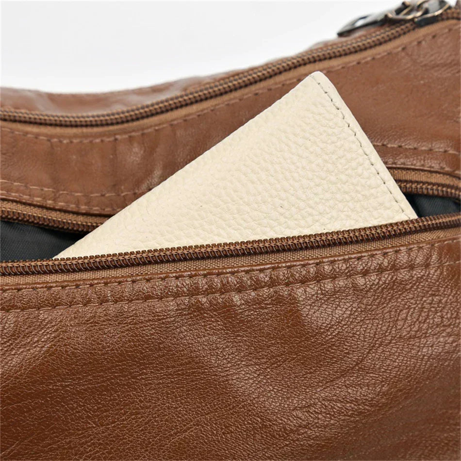 Ayla - Elegant vintage-style vegan leather handbags-Elly Rose