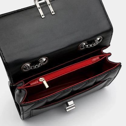 AuroraElegance leather shoulder bag-Elly Rose