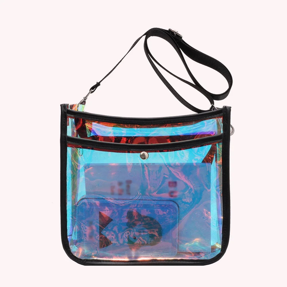 TrendZ Illusory Colour Laser Clutch-Elly Rose