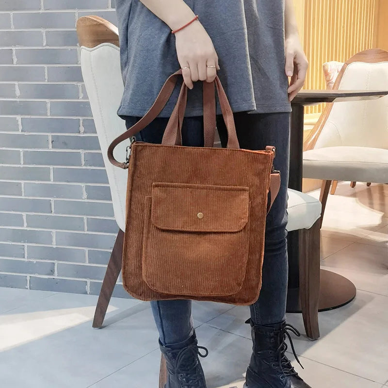 Corduroy shoulder bag by Fiora Design-Elly Rose