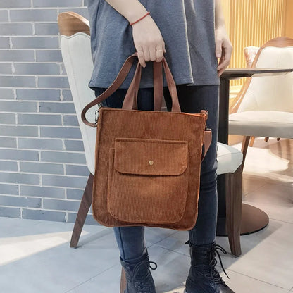 Corduroy shoulder bag by Fiora Design-Elly Rose