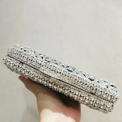 SkyLuxe Light blue clutch bag-Elly Rose