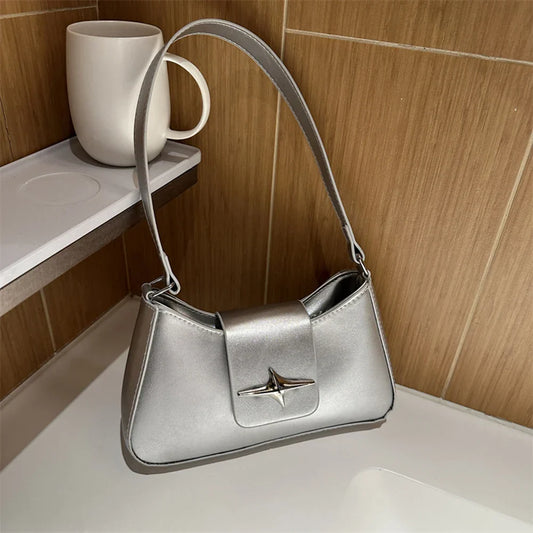 Luxura vintage leather shoulder bag-Elly Rose