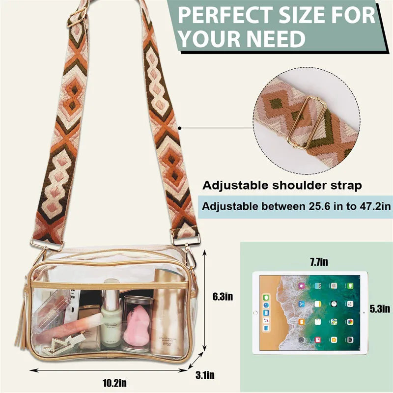 ChicBags Transparent shoulder bag-Elly Rose