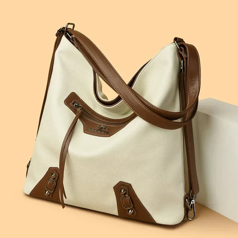 Mille | Elegant multi-compartment leather bag-Elly Rose