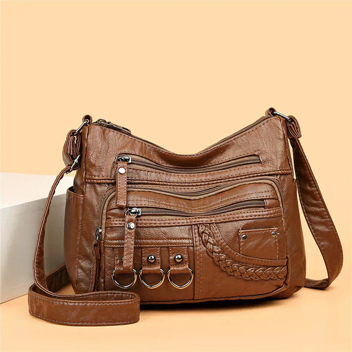 Ayla Elegant Vintage Style | Vegan Leather Handbag