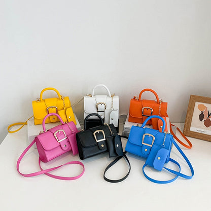 BruceBag I Handbag with buckle for women-Elly Rose