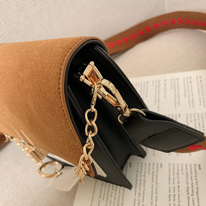 LuxeLena Shoulder bag in contrasting color-Elly Rose