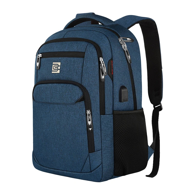Bony | Slim Business Laptop Backpack for travel and hiking with USB port-Elly Rose