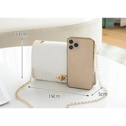 Lumière Chic square shoulder bag-Elly Rose