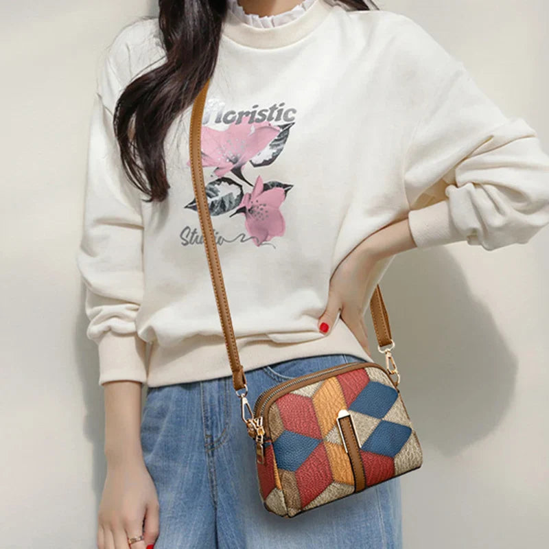 Moderna Chic Ethnic Shoulder Bag-Elly Rose