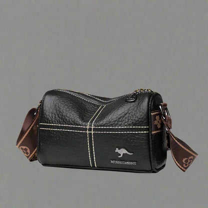 Abigail - Elegant shoulder bag with stone grain pattern-Elly Rose