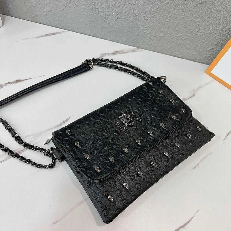 LuxeElegance Vintage Rivet Crossbody-Elly Rose