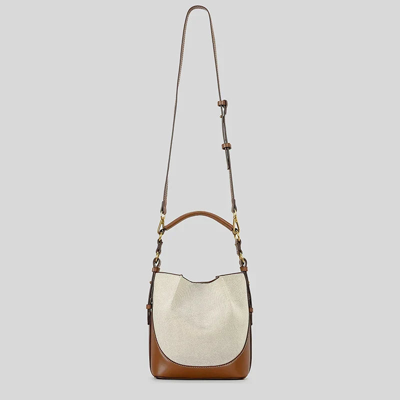 LuxElegance canvas backpack-Elly Rose