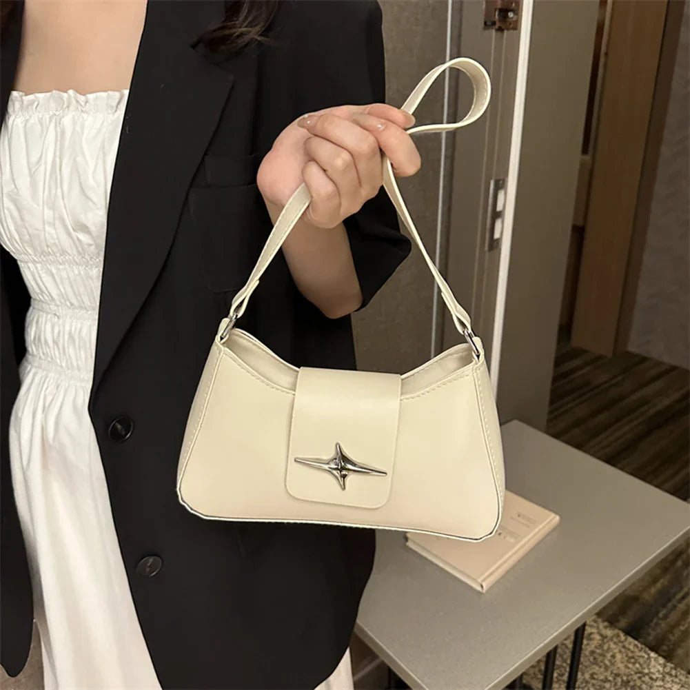 Luxura vintage leather shoulder bag-Elly Rose