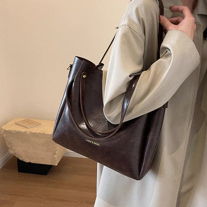 Daria | Elegant leather bag with two handles-Elly Rose