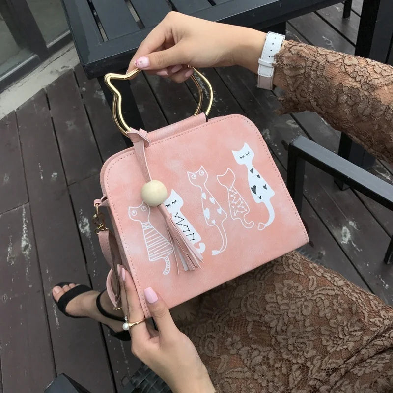Maaike - Purr-sonality Cat Handbag-Elly Rose