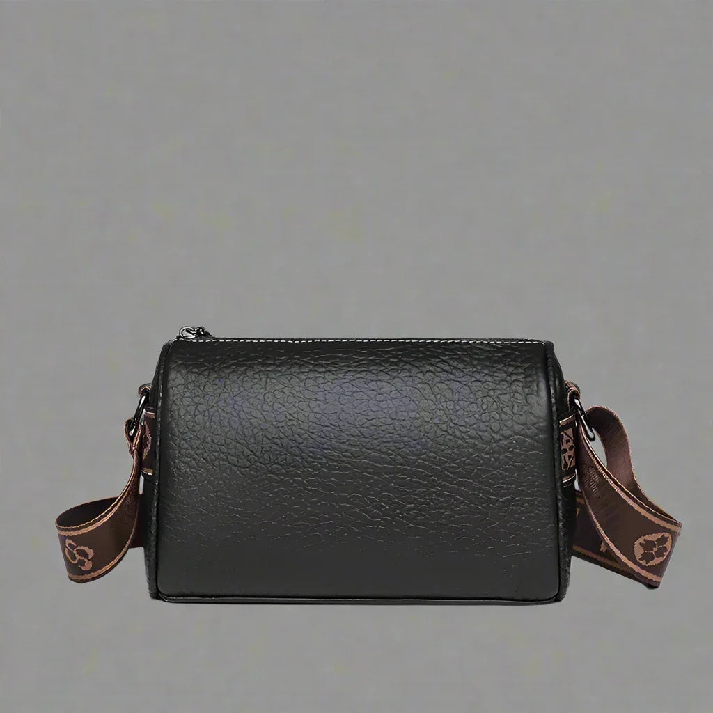 Abigail - Elegant shoulder bag with stone grain pattern-Elly Rose