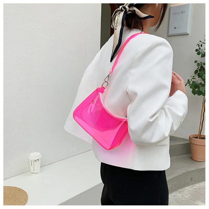 GlamourPulse Jelly Joy shoulder bag-Elly Rose