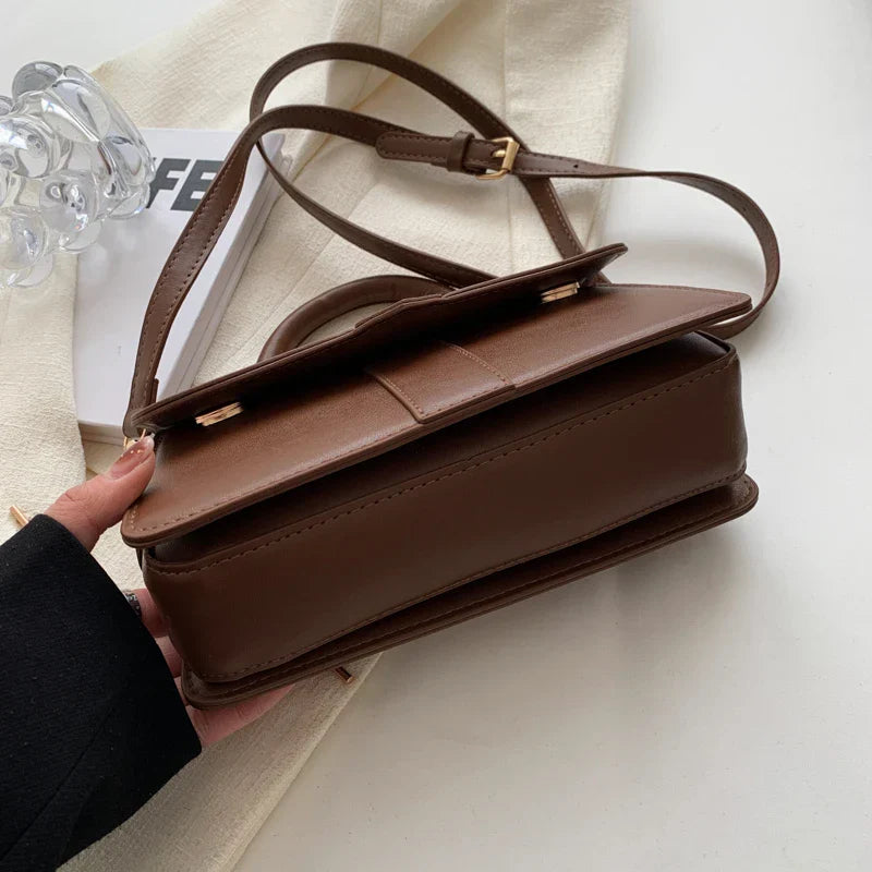 Karlin | Pu leather shoulder bag-Elly Rose