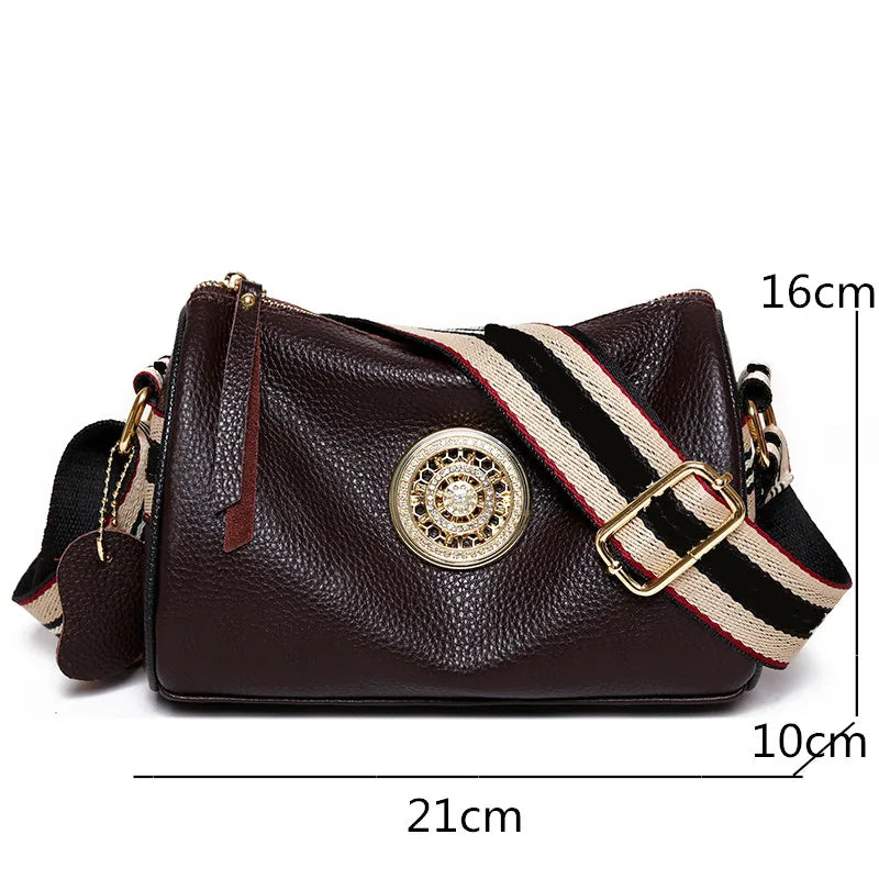 Aurelia Luxe Rotating leather handbag-Elly Rose