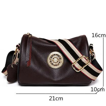 Aurelia Luxe Rotating leather handbag-Elly Rose