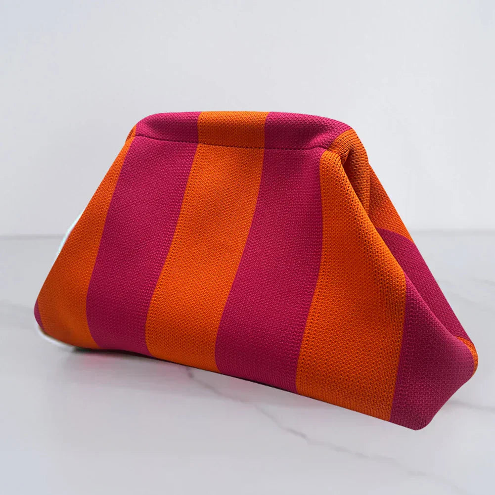 GlamLine - Striped cosmetic pouch-Elly Rose