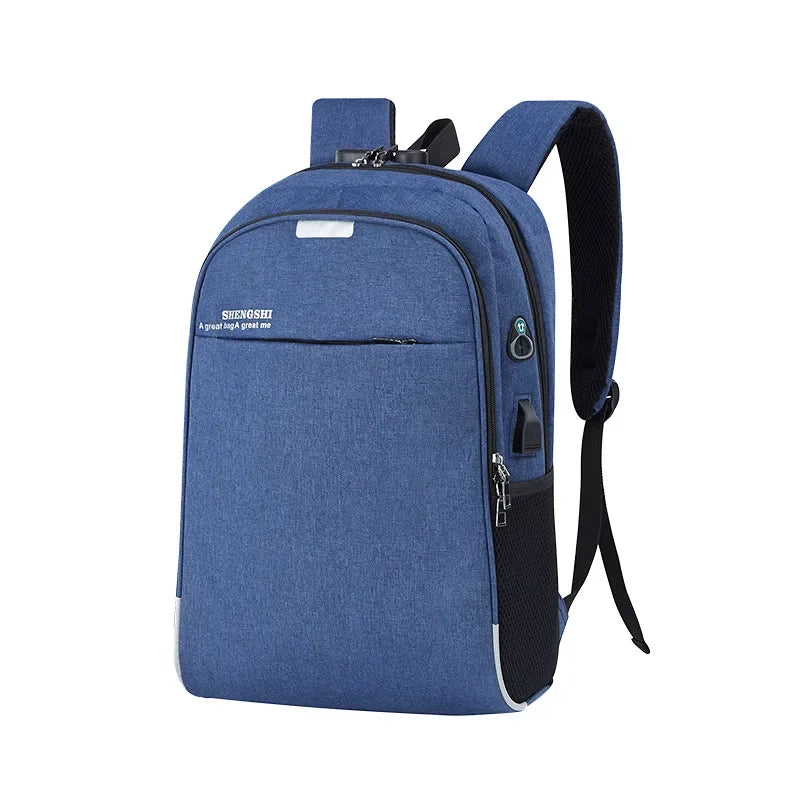 Calix | Anti-Theft Business Laptop Backpack with USB & Headphone Ports-Elly Rose