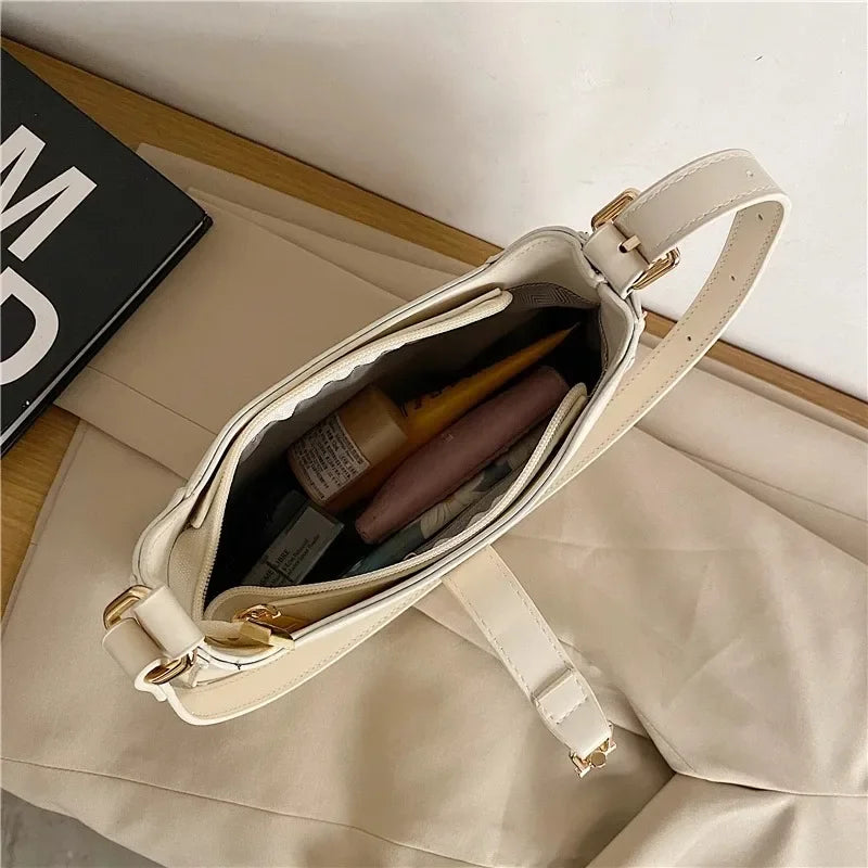 Opulentia Elegance leather shoulder bag-Elly Rose