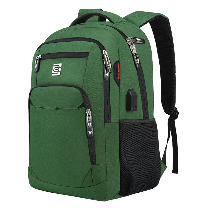 Bony | Slim Business Laptop Backpack for travel and hiking with USB port-Elly Rose