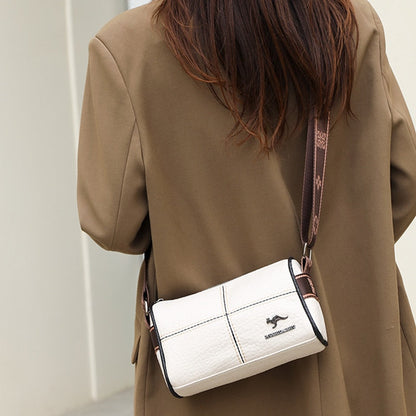 Abigail - Elegant shoulder bag with stone grain pattern-Elly Rose