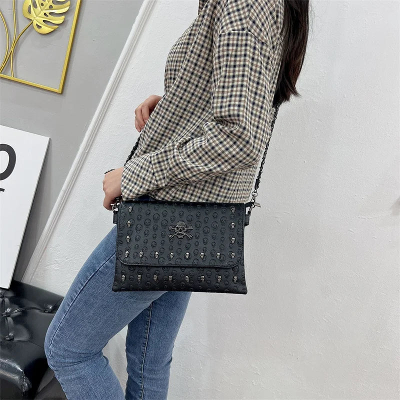 LuxeElegance Vintage Rivet Crossbody-Elly Rose