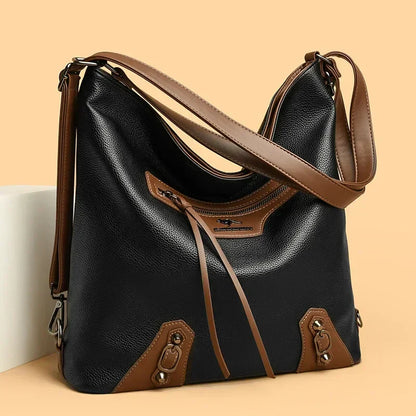 Mille | Elegant multi-compartment leather bag-Elly Rose
