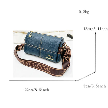 Abigail - Elegant shoulder bag with stone grain pattern-Elly Rose